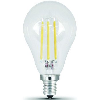 Feit Electric BPA1540C/850/LED/2 LED Lamp, General Purpose, A15 Lamp, 40 W Equivalent, E12 Lamp Base, Dimmable, Clear