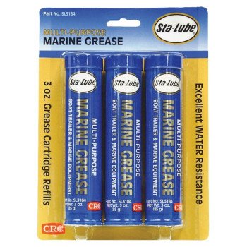 Sta-Lube SL3184 Marine Grease, 3 oz Cartridge, Blue