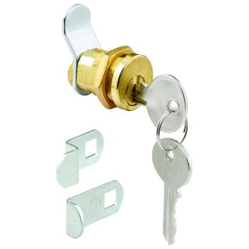 Defender Security S 4648 Mailbox Lock, Brass