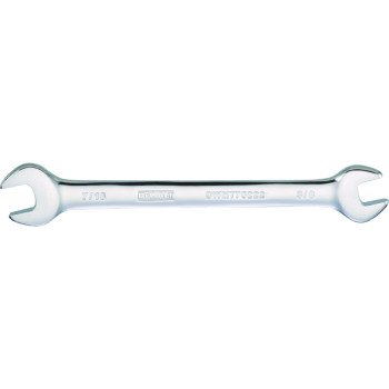 DEWALT DWMT75222OSP Open End Wrench, SAE, 3/8 x 7/16 in Head, 6-5/32 in L, Polished Chrome