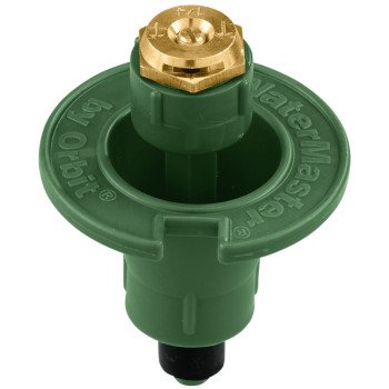 Orbit 54027 Sprinkler Head with Nozzle, 1/2 in Connection, MNPT, 12 ft, Plastic