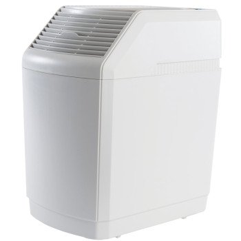 Aircare 831 000 Evaporative Humidifier, 0.75 A, 120 V, 90 W, 3-Speed, 2700 sq-ft Coverage Area, Digital Control, White