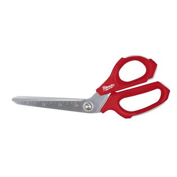 Milwaukee 48-22-4047 Jobsite Offset Scissors, 9.3 in OAL, Steel Blade, Loop Handle