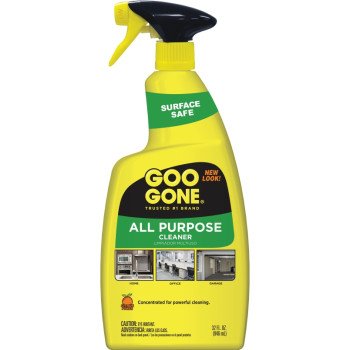 Goo Gone 2195 All-Purpose Cleaner, 32 oz Spray Bottle, Liquid, Citrus, Clear
