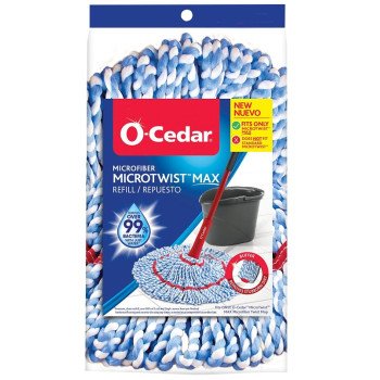 O-Cedar MicroTwist MAX 170640 Mop Refill, Microfiber, Multi-Color