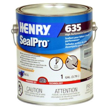 Henry 16377 Concrete Sealant, Liquid, Gray, 1 gal, Can