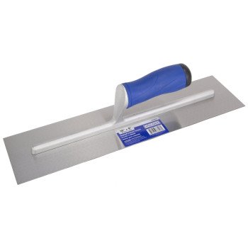 Vulcan 36206 Cement Trowel, 16 in L Blade, 4 in W Blade, Right Angle End, Ergonomic Handle, Plastic Handle