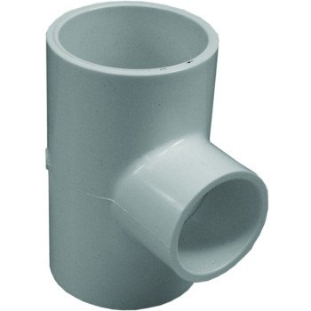 IPEX 035810 Reducing Tee, 2 x 2 x 1-1/2 in, Socket x Socket x Socket, PVC, SCH 40 Schedule