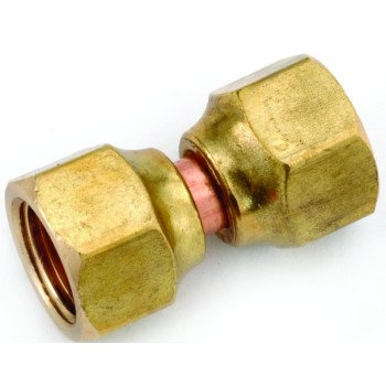 Anderson Metals 754070-06 Adapter, 3/8 in, Female Flare, Brass