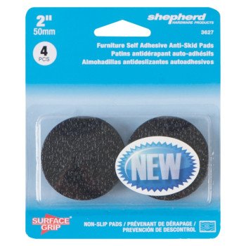 Shepherd Hardware 3627 Anti-Skid Pad, 2 in Dia, Round