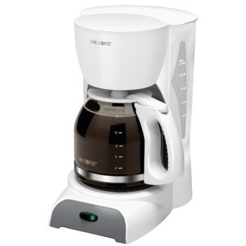 Mr. Coffee SK12-RB Coffee Maker, 12 Cups Capacity, 900 W, White