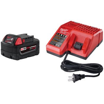 Milwaukee 48-59-1850 Battery Starter Kit, 18 V Battery, 5 Ah