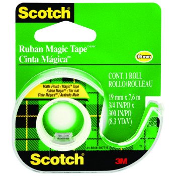 Scotch Magic 105NA Office Tape, 7.62 m L, 19 mm W