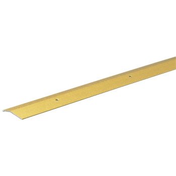 Frost King H591HG/6 Carpet Bar, 6 ft L, 1-3/8 in W, Smooth Surface, Aluminum, Gold, Hammered