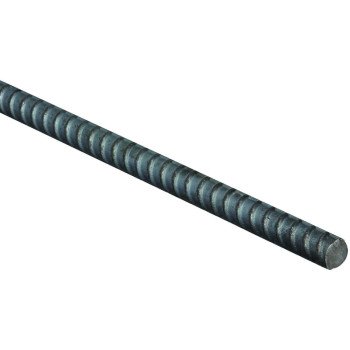 Stanley Hardware 316497 Series N316-497 Weldable Rebar, 1/2 in Dia, 72 in L, Plain Steel