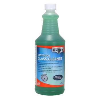 Unger Professional EasyGlide 0400 Glass Cleaner, 32 oz, Liquid, Pleasant, Clear Green