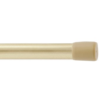 Kenney KN611 Spring Tension Rod, 5/8 in Dia, 28 to 48 in L, Brass