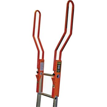 Guardian Fall Protection Safe-T 10800 Ladder Extension System, Aluminum, Black/Orange, Powder-Coated