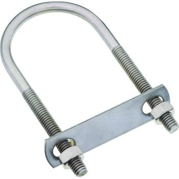 National Hardware N222-463 U-Bolt, 5/16-18 Thread, Stainless Steel, Stainless Steel