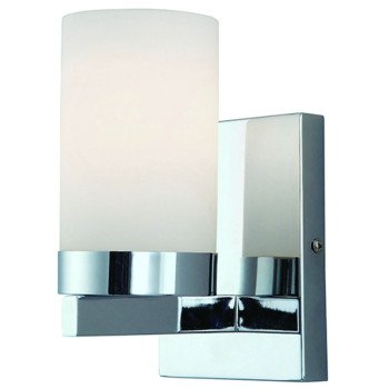 Canarm IVL429A01CH Vanity Light, 100 W, 1-Lamp, A Lamp, Steel Fixture, Chrome Fixture