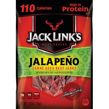 Jack Link's 10000008445 Snack, Jerky, Jalapeno, 2.85 oz