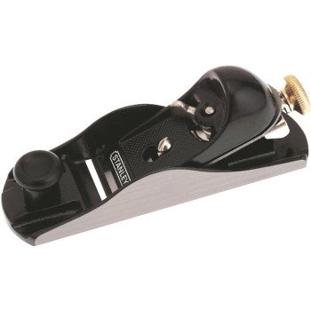 STANLEY 12-220 Adjustable Block Plane, 1-5/8 in W Blade, Iron Body, Gray