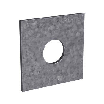 Simpson Strong-Tie LBP 5/8 Bearing Plate, Steel, Galvanized