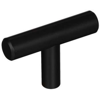 Amerock Bar Pulls Series BP19009BBR Cabinet Knob, 1-3/8 in Projection, Carbon Steel, Black Bronze