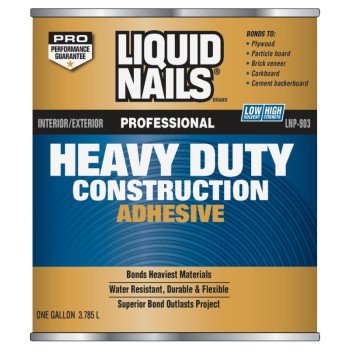 Liquid Nails LNP-903-QT Construction Adhesive, Tan, 1 qt Can