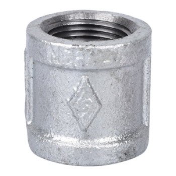 ProSource 21-3/4G Pipe Coupling, 3/4 in, Threaded, Malleable Steel, SCH 40 Schedule, 300 psi Pressure