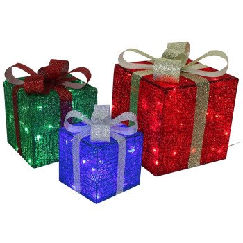 56703 PRELIT 3D GIFT BOX SET  