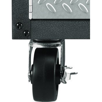 Gladiator GACK04KDSX Gear Box Caster Kit, Gray, 300 lb, Stainless Steel Housing Material