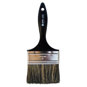 Simms 2951-100 Paint Brush, 4 in W, Stain Brush, 2-3/4 in L Bristle, Polyester Bristle