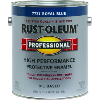 RUST-OLEUM PROFESSIONAL 7727402 Protective Enamel, Gloss, Royal Blue, 1 gal Can