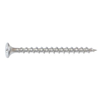 Midwest Fastener 07909 Deck Screw, #6-8 Thread, 2 in L, Coarse Thread, Bugle Head, Phillips Drive, Steel, Dacrotized