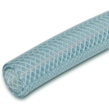 Abbott Rubber T12005004 Tubing, 5/8 in ID, PVC, Clear, 75 ft L