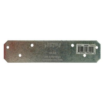 Simpson Strong-Tie HRS HRS6 Strap Tie, 6 in L, 1-3/8 in W, Steel, Galvanized, Fastening Method: Nail