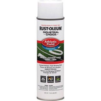 Rust-Oleum 206043 Inverted Marking Spray Paint, White, 17 oz, Can