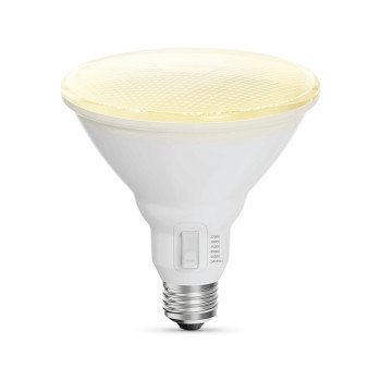 Feit Electric PAR38DM/6WYCA/2 LED Bulb, PAR38 Lamp, 90 W Equivalent, E26 Lamp Base, White