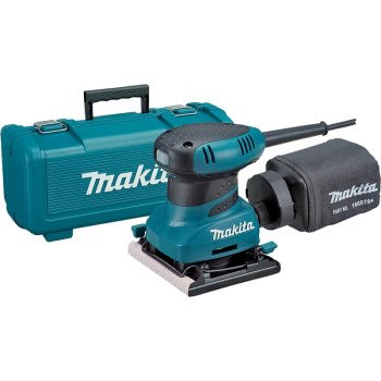 Makita BO4556K Finishing Sander, (1) 4-1/2 x 5-1/2 in, 60 Grit Abrasive Paper Includes