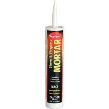 Imperial KK0306 Fireplace Stove Mortar, Opaque Black, 10.3 oz Cart