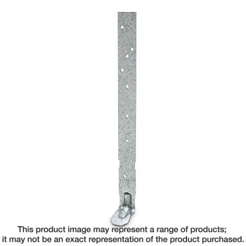 Simpson Strong-Tie META META20 Truss Anchor, 16 in L, Steel, Zinc Galvanized