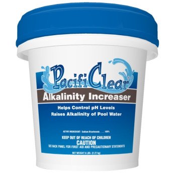 PacifiClear F085005040PC Alkalinity Increaser, Granular, 5 lb Pail