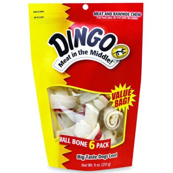 Dingo 95005 Dog Bone, Meat Flavor, 9 oz