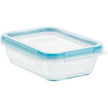 Snapware 1109307 Food Container, 2 Cups Capacity, Glass, 5 in L, 7 in W, 2-1/2 in H