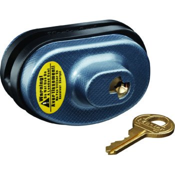 Master Lock 90DSPT Gun Trigger Lock, Keyed Different Key, Steel/Zinc Body, 2 in W Body