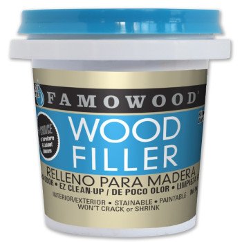 Famowood 40042142 Wood Filler, Paste, Walnut, 0.25 pt