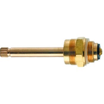 Danco 15526B Faucet Stem, Brass, 3-23/32 in L, For: Indiana Brass Two Handle Bath Faucets