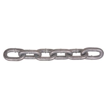 Ben-Mor 52023 Proof Coil Chain, 75 ft L, 30 Grade, Carbon Steel, Galvanized