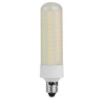 Feit Electric BP75MC/830/LED LED Bulb, Decorative, 75 W Equivalent, E11 Lamp Base, Dimmable, Clear, Warm White Light